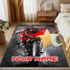 1PC Custom Name Spirit: Bold Theme Floor Mat Ideal for Living Room, Game Rooms, Office, Bedroom,Floor Mat Playful Design