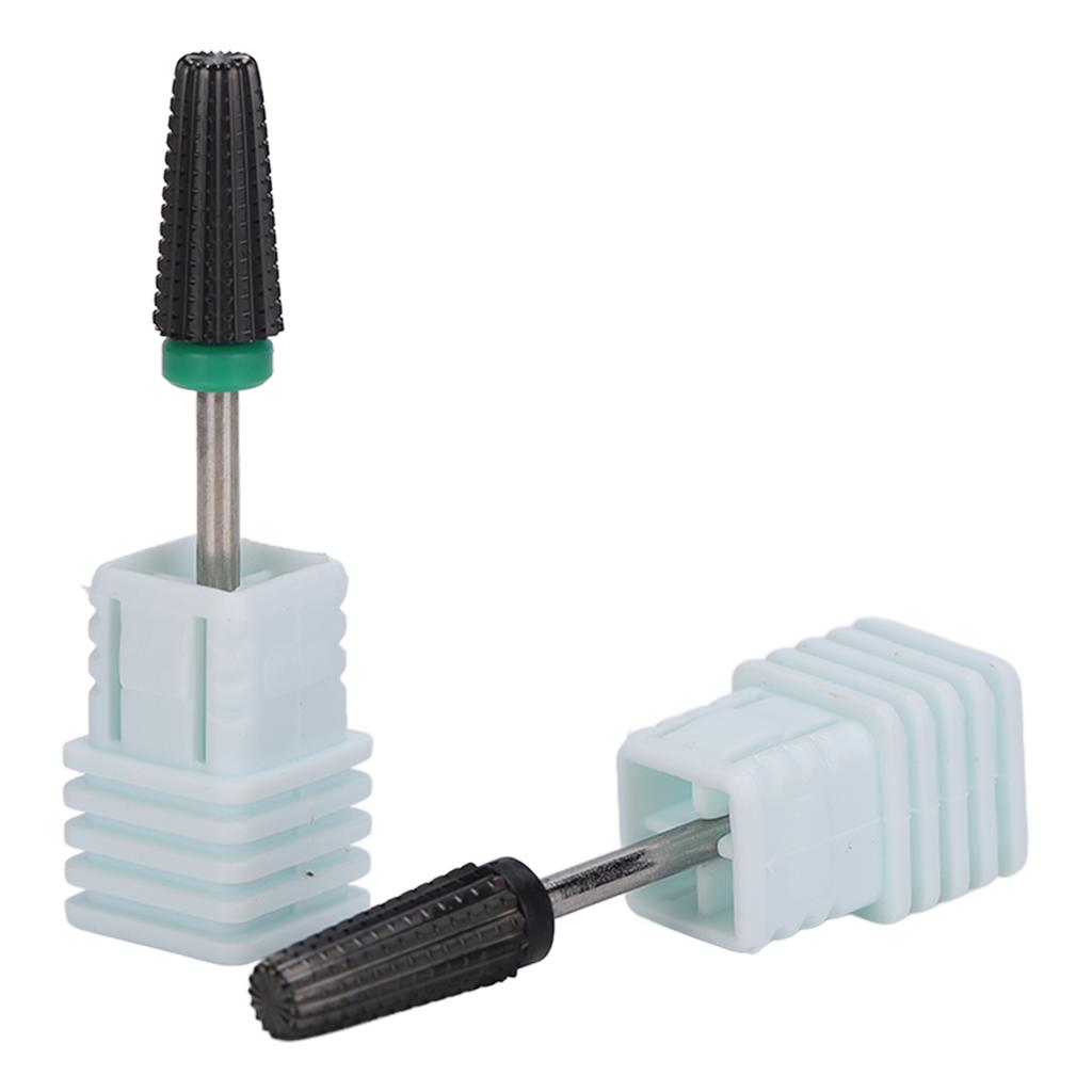 Nail Drill Bits Set Tungsten Steel Gel Polish Removal Dust Brush Nail Polishing Grinding Head Kit