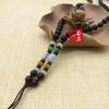 Jadeite Agate Bead Pendant Necklace Lanyard - Customizable & Exquisite Design