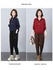 Women's Fleece-Lined Thick Sweatshirt Tracksuit: Autumn/Winter 2024 Collection for 40-Year-Olds - Casual Two-Piece Set