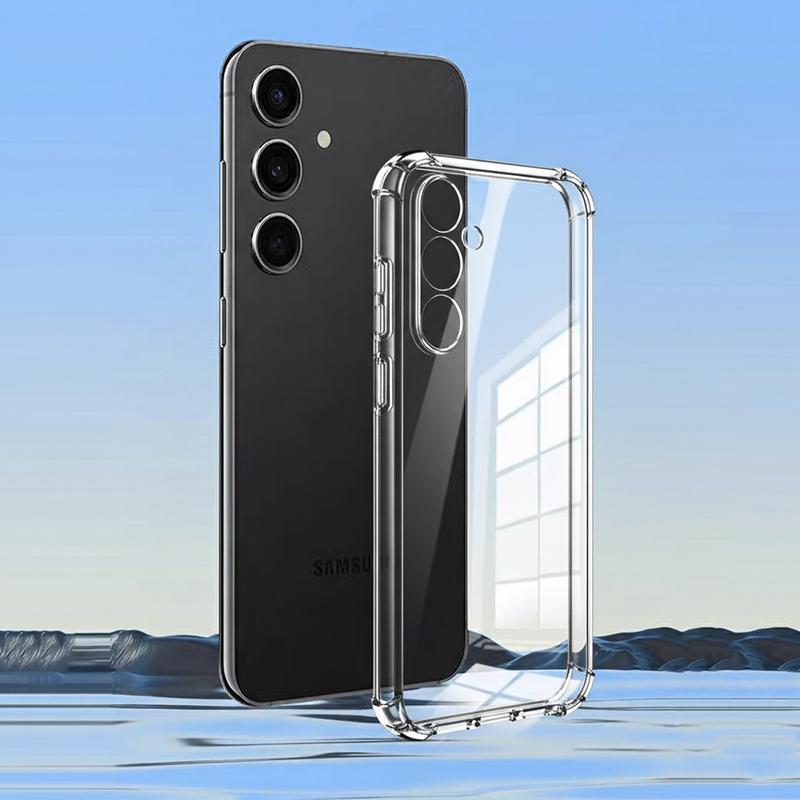 Ultra Thin Soft Tpu Case Cover for Samsung S25 S24 S26 S22 Ultra Plus S23 S21 S20 Fe A16 A36 A55 A15 A26 A35 A54 A17 A37 A57 5G Shockproof Clear Cover