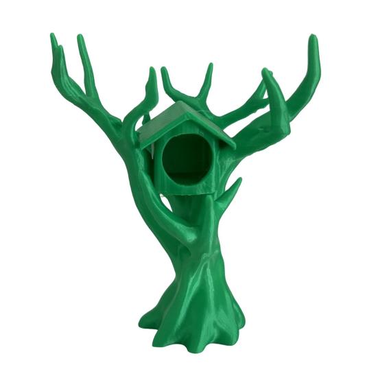 

Jumping Spider Tree House Climber Hideout Tree-shaped Spider Hideaway Climbing Hiding Combo House for Small Critters Insect Pets Spider Enclosure 1pc зелёный