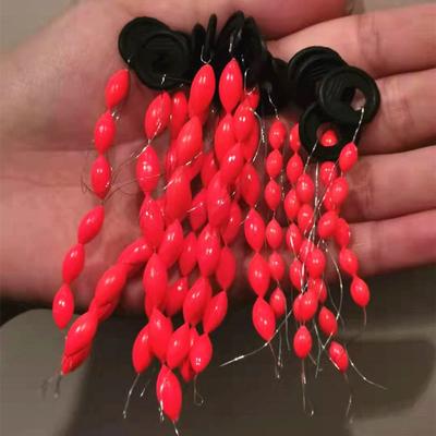 Oval Stopper 6 In 1 Seven Star Float Fishing Line Stopper Foam Space Bean String Type Fishing Float