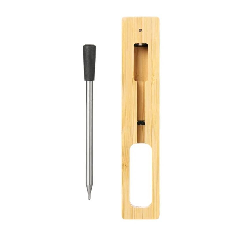 

Новый беспроводной мясной пищевой термометр кухонный инструмент для приготовления пищи духовка гриль барбекю стейк Bluetooth измеритель температуры аксессуары для барбекю чёрный