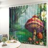 Forest Mushroom Curtain Cloth Bedroom Living Room Balcony Blackout Curtain Office Hotel Insulation Curtain