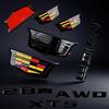 Cadillac XT5 Emblem Cover Premium ABS Material Front Rear Logo Overlay OEM Style Replacement Trunk Badge Car Accessories