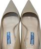 PRADA Décolleté a Punta Travertino Beige Scarpe Donna Taglia US6 EU36 Autentiche