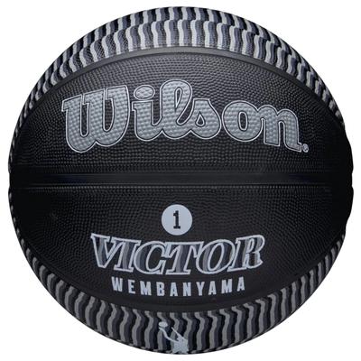 Wilson Ícone do jogador da NBA Victor Wembanyama Bola de basquete ao ar livre, unissex preta