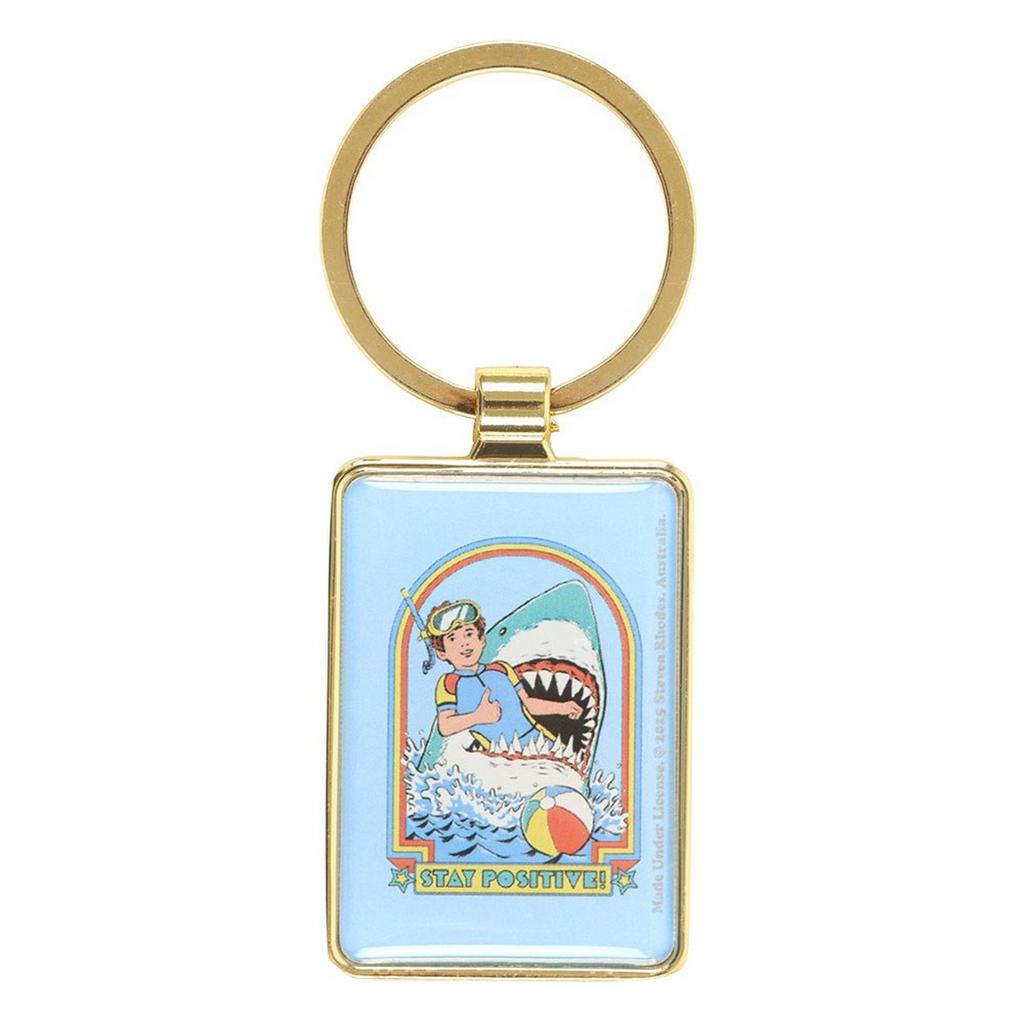 Steven Rhodes Stay Positive Keyring