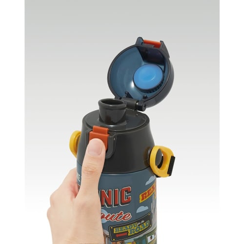 Skater Children's Stainless Steel Water Bottle Direct Drinking 580ml Disney Cars 24 Child-friendly Lightweight Type Cold Storage Waterbottle Sports Bo