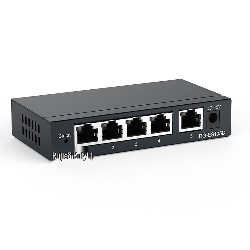Ruijie RG-ES105D 5-Port Gigabit Unmanaged Desktop Switch