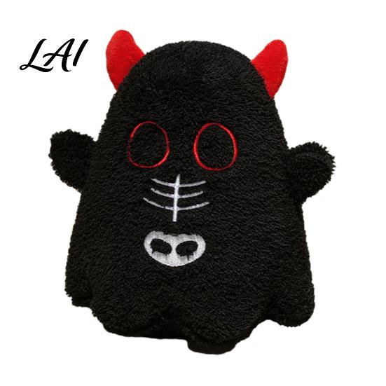 Cartoon Plushie Halloween Pumpkin Plush Toy Spooky Ghost Bat Demon Stuffed Doll Decorative Toy Holiday Party Decoration for Home Sofa Bed Dolls