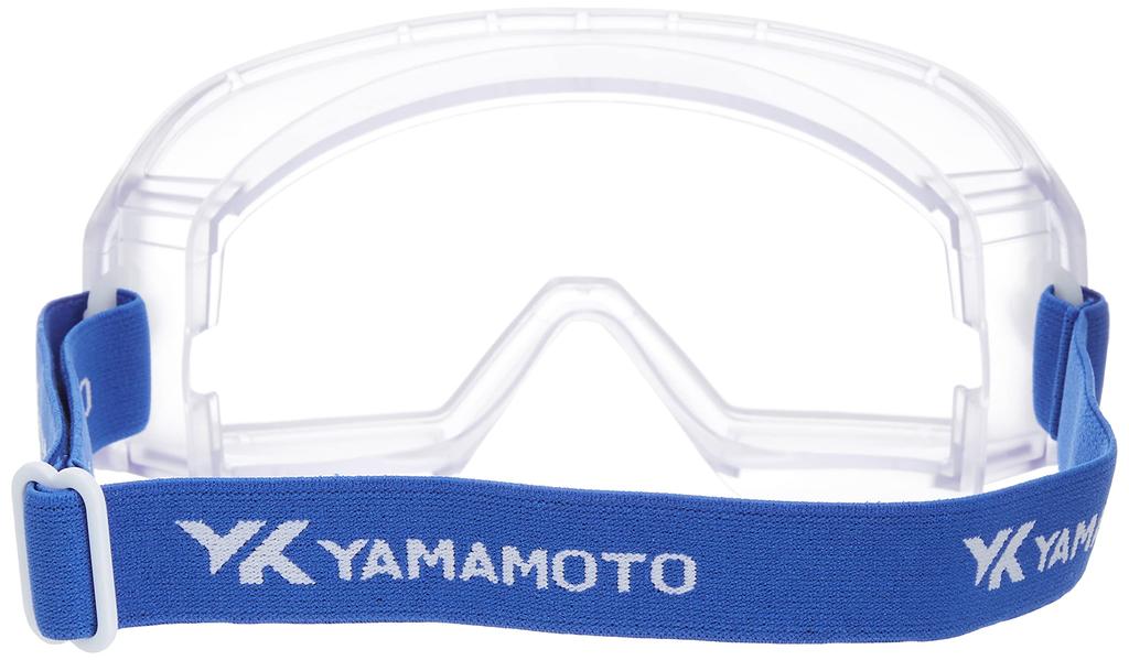 Yamamoto Kogaku Droplet and Infection Compatible with Large Eyeglasses and Clear Hard Coat Made In UV Protection YG-5601 Non-Vented Goggles,