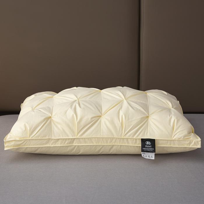 Down pillow pillow core protects cervical spine and helps sleep white goose down pure cotton twisted goose down pillow