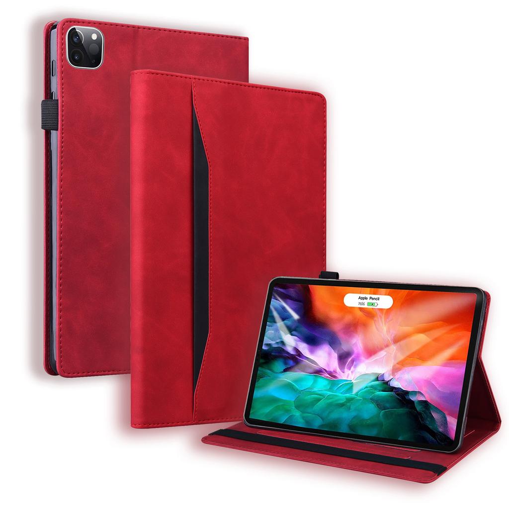 Adatta per iPad Air 13 pollici 2026 custodia piatta in pelle Pro 11 pollici business opaca splicing porta carte