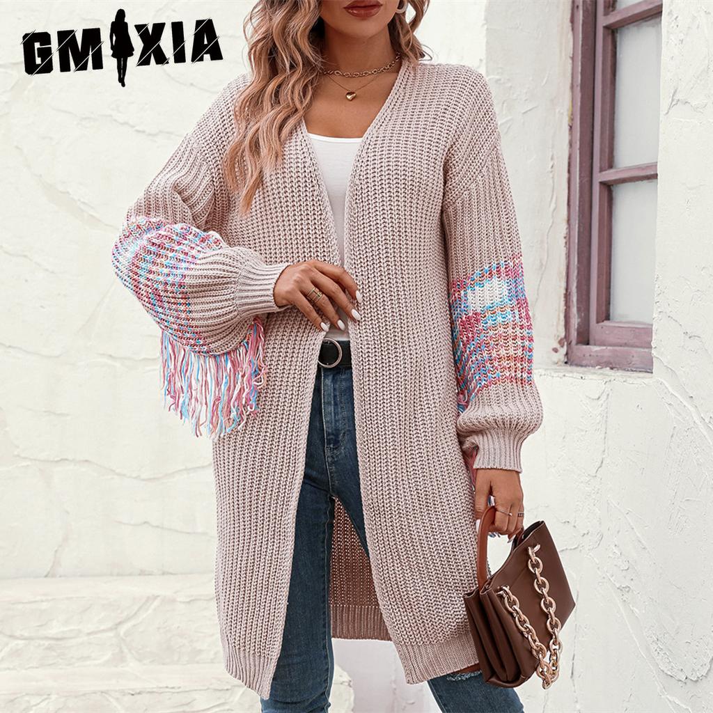 GMXIA Women's Fashion Casual Autumn Winter Long Sleeve Cardigans