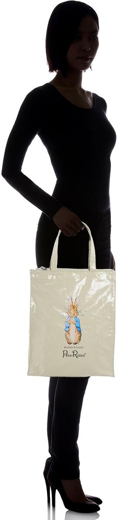 PETER RABBIT Tote Bag, A4 Size, Sub-Bag, 1702-0625, Glass Beige