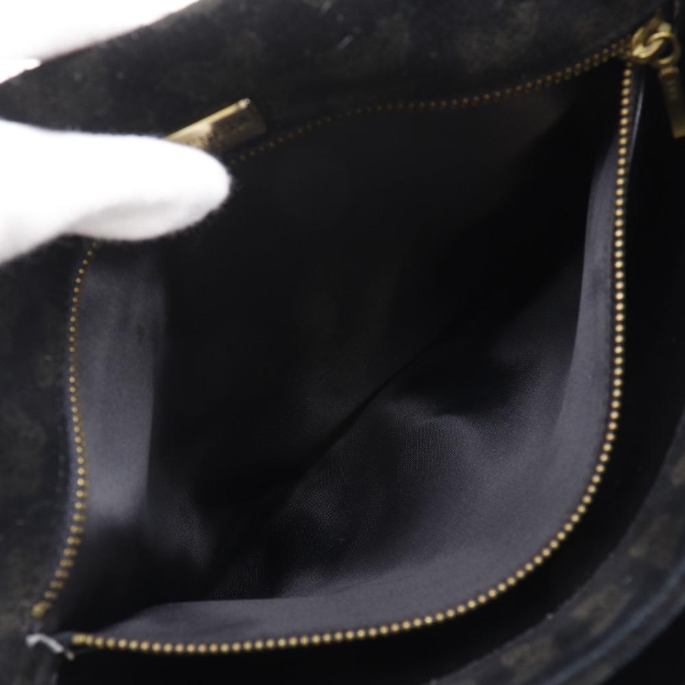 BOTTEGAVENETA 2WAYShoulder Tote Bag Butterfly Pattern Black Suede Butterfly Women Used
