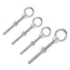 4-Pack For M12 X 120mm Stainless Steel Eye Bolt Screws With Rings For Lifting & Rigging Industrial Use Hardware Fixtures