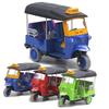 1 Peça Presente de Aniversário Modelo de Triciclo Tailandês Brinquedo Simulação Tuk Tuk Carro Estatueta Brinquedo de Veículo Infantil Decoração de Topper de Bolo para Mesa