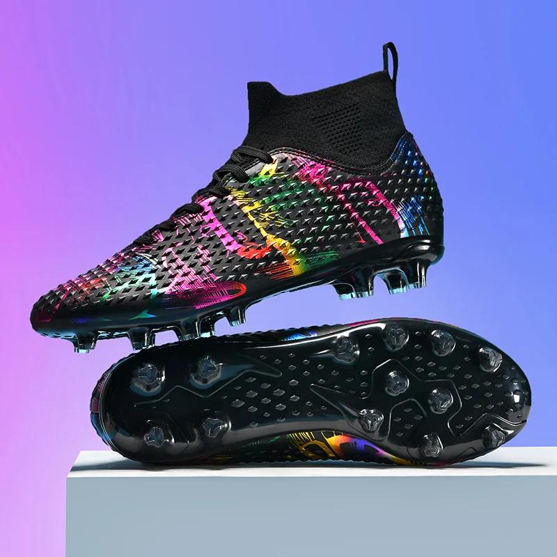Neue Herren Fußballschuhe Sportbekleidung Strapazierfähig Professionelle Fußballschuhe Studenten Indoor Rasen Gesellschaft Training Kinder Fußballstiefel