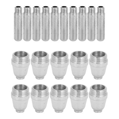 20Pcs Plasma Cutting Torch Consumables Electrode Tip Nozzle for AG 60 SG55 Cutter