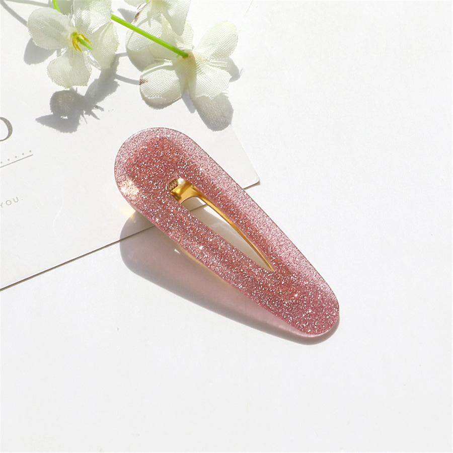 Big Hair Accessories Women Head Pins Fashion Jewelry Water Drop Rectangle Acrylic Hair Clip Barrettes Headwear for Girls
