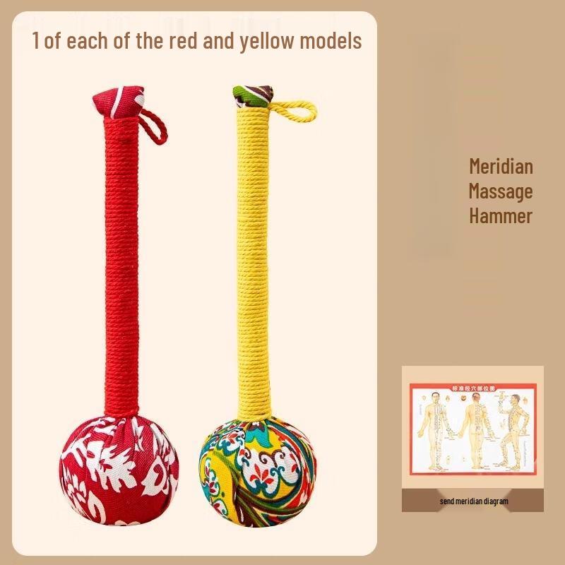 HANDUNYOU Extended Wormwood Massage Hammer (2-Pack)