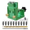 Precise Scale Pocket Hole Drilling System Pocket Hole Jig Set Containing Wrench Plugs for Accurate Drilling Easy To Use