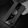 For Realme GT7 Pro Racing Neo7 SE 7X PU Leather Magnetic Ring Holder Phone Cover For Realme GT Neo6 SE GT6 T Matte Silicone Case