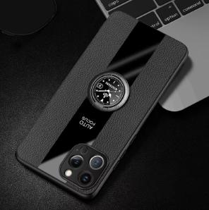 For Realme GT7 Pro Racing Neo7 SE 7X PU Leather Magnetic Ring Holder Phone Cover For Realme GT Neo6 SE GT6 T Matte Silicone Case