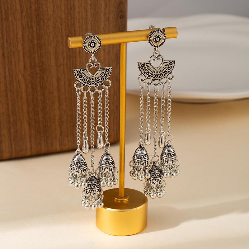 Bohemian Ethnic Tassel Earrings - Tribal Style for Holiday Travel Photography