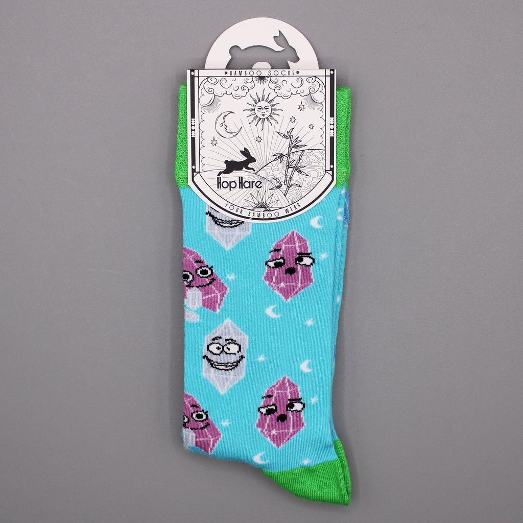 Bamboo Socks Gemstone Print S/M