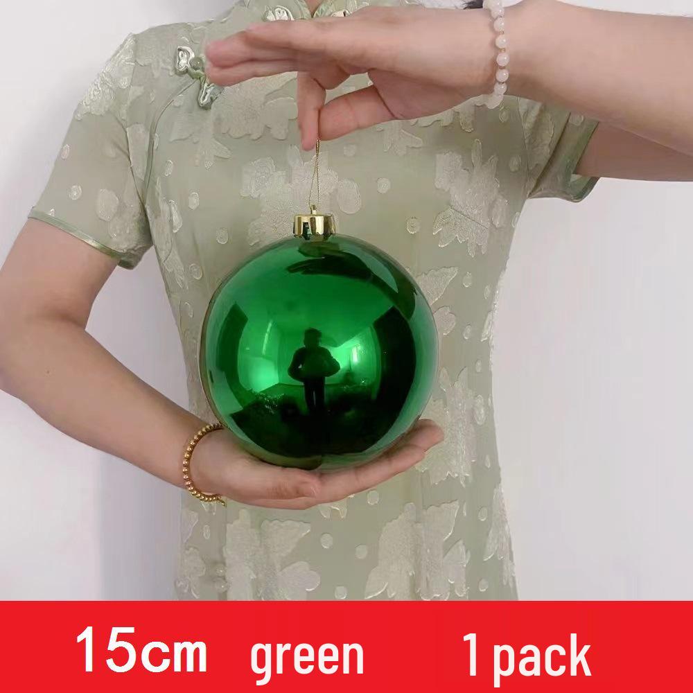 Custom Electroplated Round Christmas Hanging Ornament