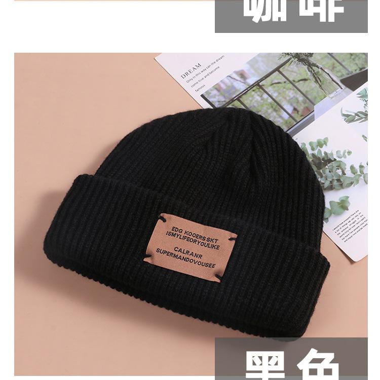 Women Men Beanie Hat Winter Breathable Windproof Warm Cap Couple Casual Knitted Hat For Outdoor Travel Shopping