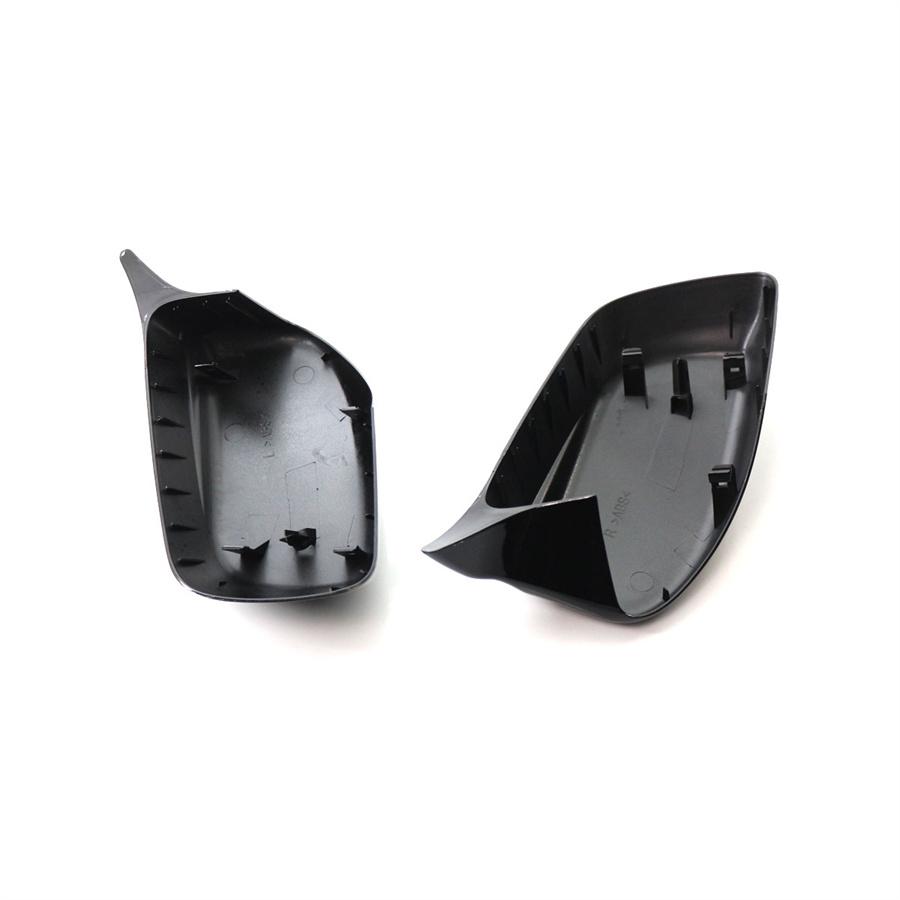 For BMW 5 Series E60 E61 E63 E64 2004-2007 Mirror Lamp Housing Rear View Mirror Cover Glossy Black  51167078360 51167078359