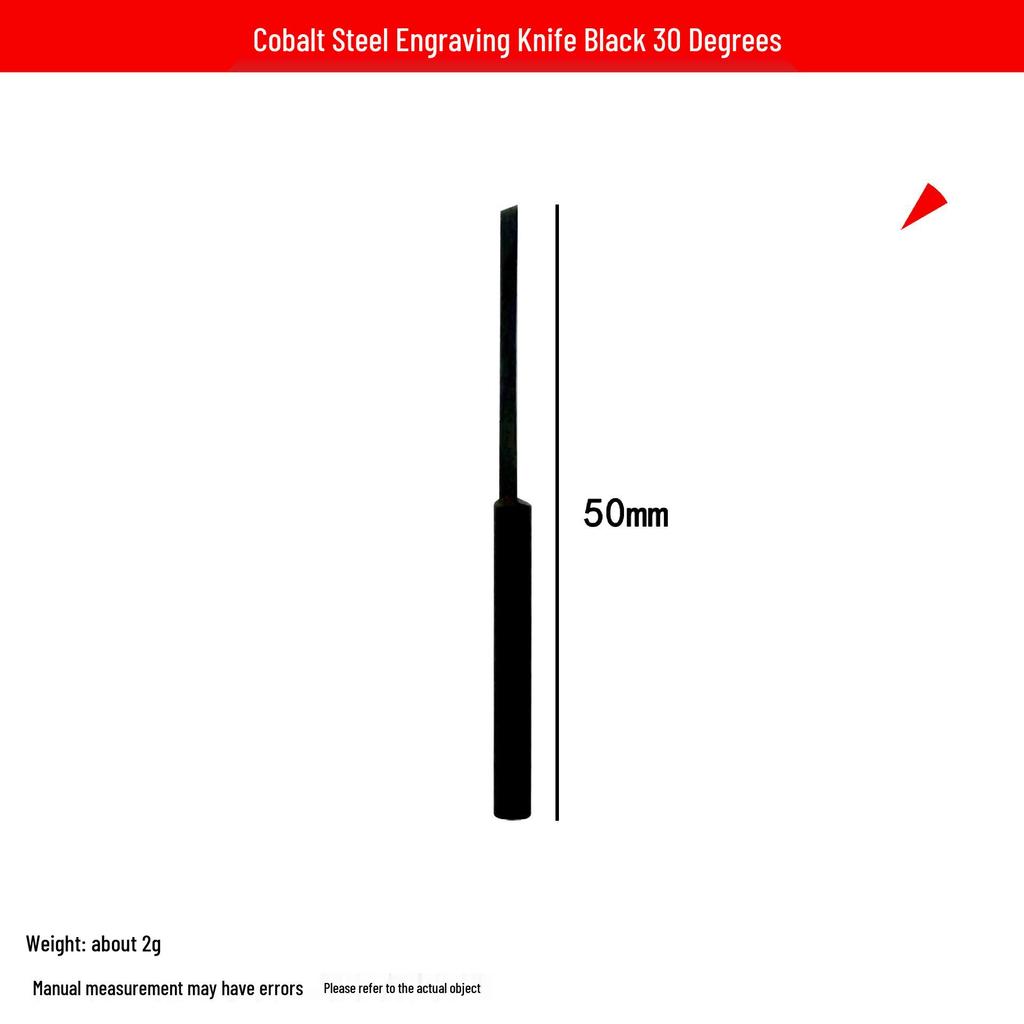 Cuchillo Rectangular Rombo de Acero al Cobalto para Grabado DIY Máquina Neumática de Grabado de Joyería de Oro y Plata