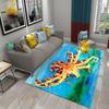 3D Ocean Themed Funny Octopus Carpet For Home Bedroom Decorative Living Room Bathroom Entrance Non-Slip Kitchen Carpet