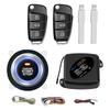HIPPCRON PKE Car Keyless Entry Engine Start Car Alarm Remote Control Alarm System Push Button Remote Starter Stop Auto Universal