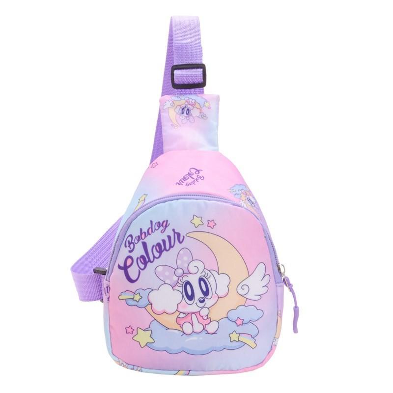 Print Delightful Anime Chest Bag For Children In Lovely Colors Perfect For Use Kindergarten