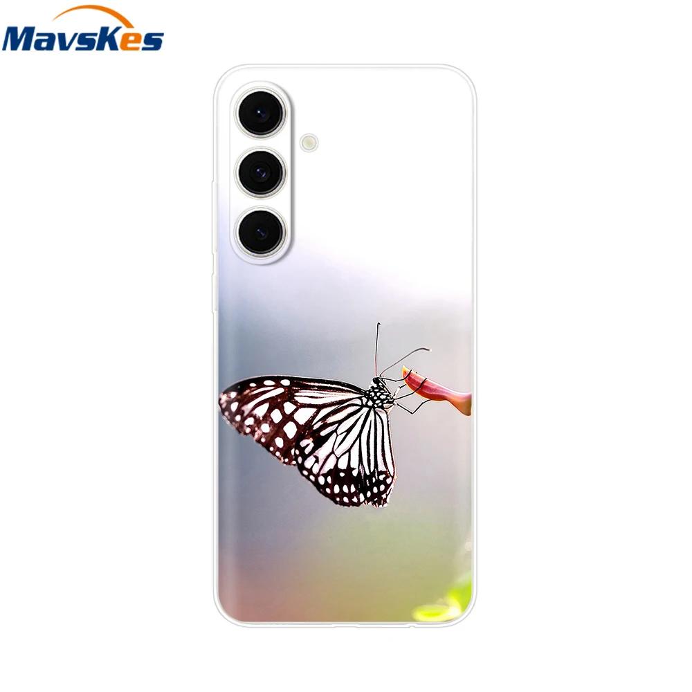 Soft Clear TPU Case For Samsung S24 FE Case Silicon Bumper Shockproof Back Cover For Samsung Galaxy S24 FE Ultra Plus S24FE S24+