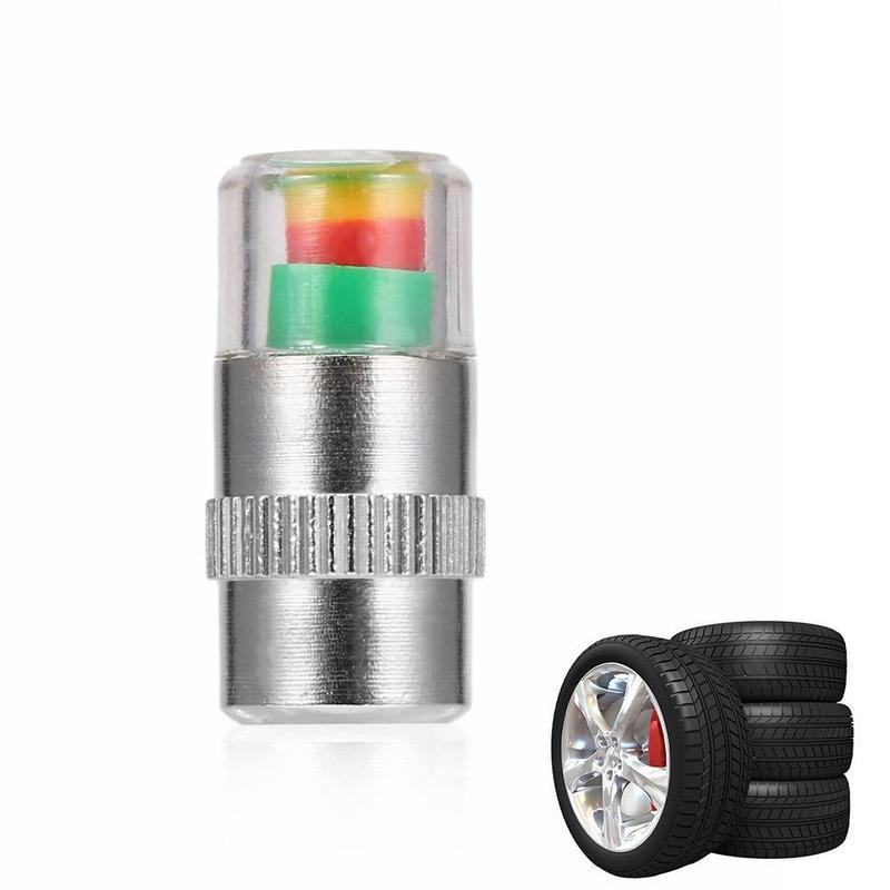 Cars Tire Air Pressure Monitor Alert 4/8/10 Pcs Tyre Cap Indicator Alert Air Pressure Gauge