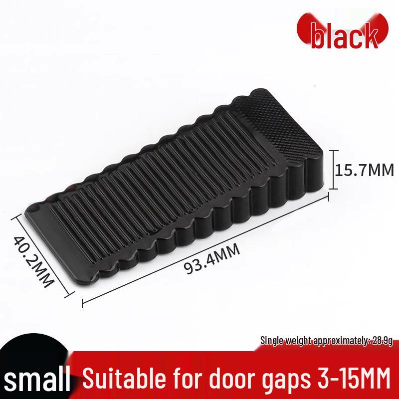 Windproof, Punch-Free Anti-Collision Door Stopper - Rubber Safety Stop for Home Doors