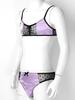 Men's Lingerie Sets Satin Spaghetti Straps Bra with Briefs Underwear Nightwear