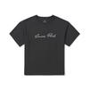 SNOWPEAK Aerocool Women's Lettering Short-Sleeve T-shirt Dark Charcoal (S25MWFTS73)