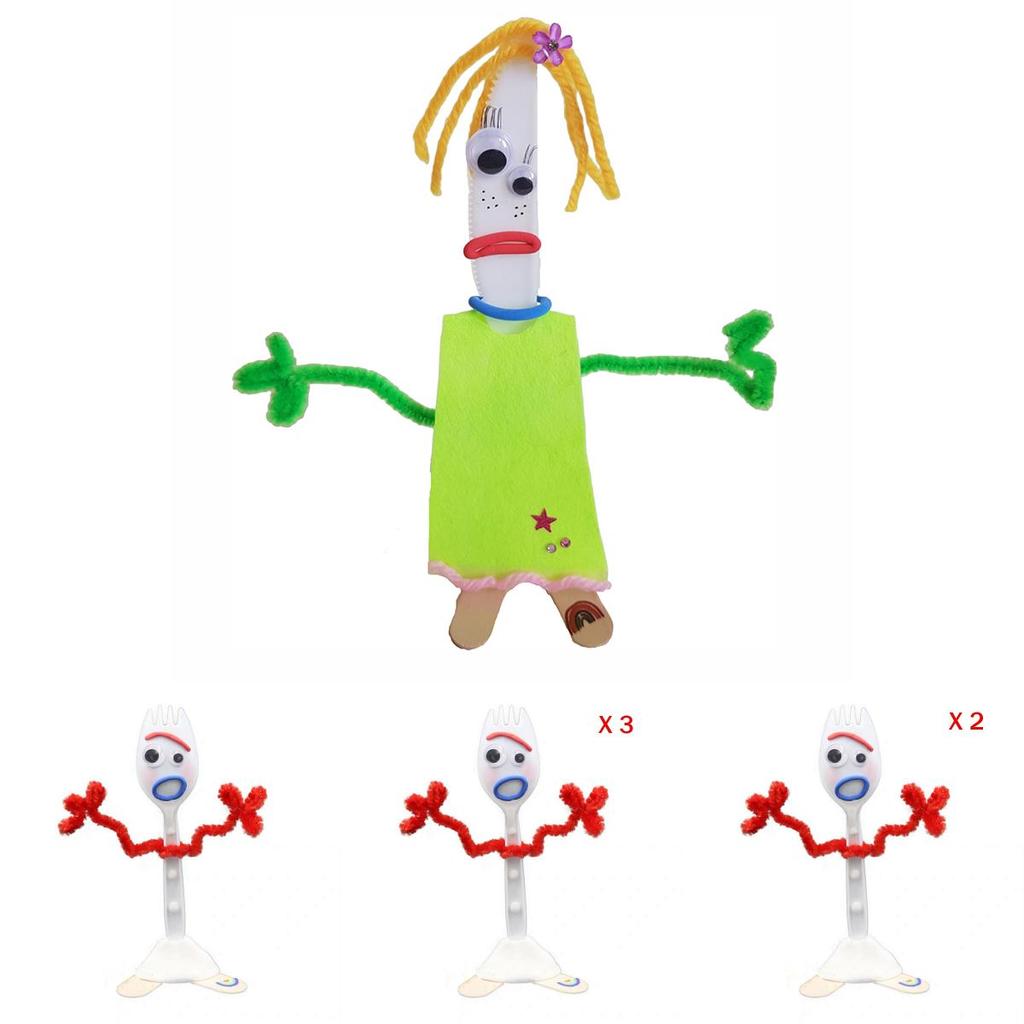 Engaging Toy Story 4 Make Your Own Forky And Knife Developmental Craft Kit