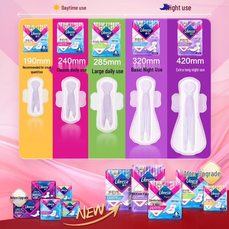 Whisper V-Sense Ultra-Thin Sanitary Napkins