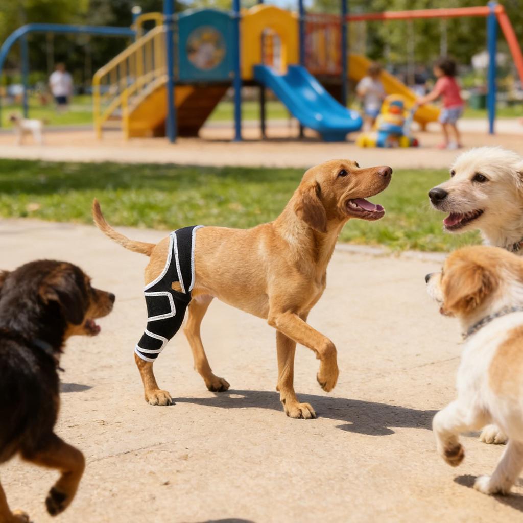 Strong Support Knee Dog Knee Brace For Back Leg