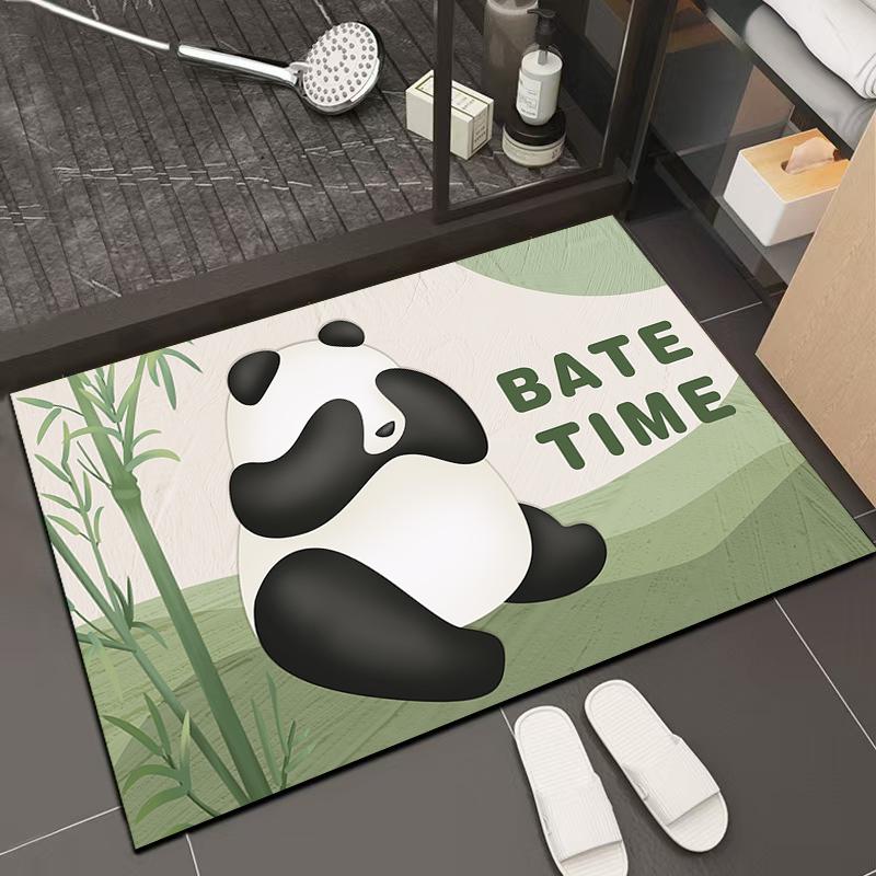 

Diatom mud bathroom floor mat, toilet door absorbent mat non-slip quick-drying household toilet foot mat carpet bathroom 40x60cm15.7x23.6in
