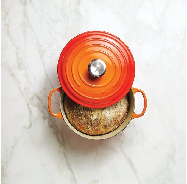 Жаровня Le Creuset Signature круглая 28 см духовка красная 6,7 л (21177280902430)